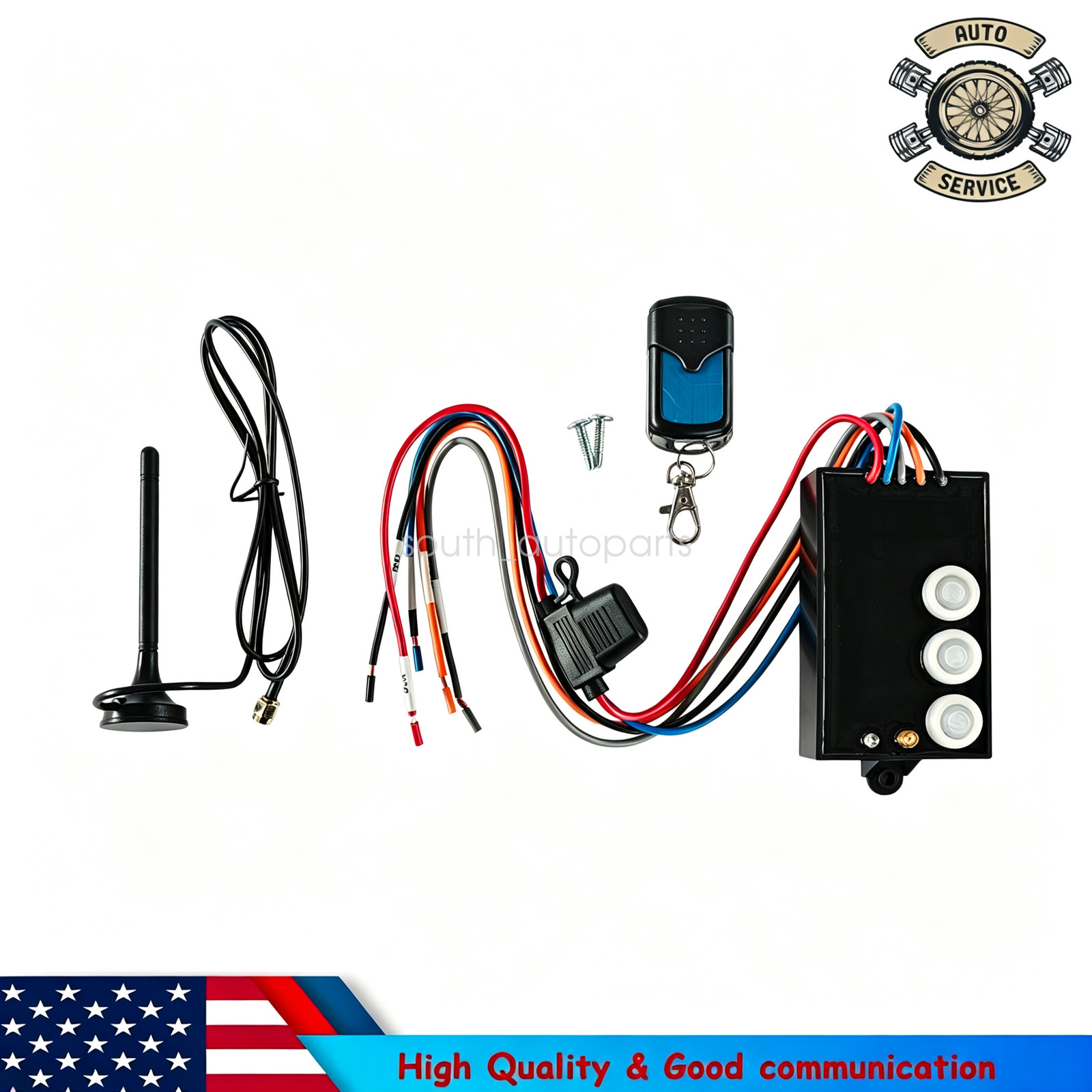 New G3-H01 Dump Trailer Wireless Remote Control System 12V Hydraulic Lift Winch