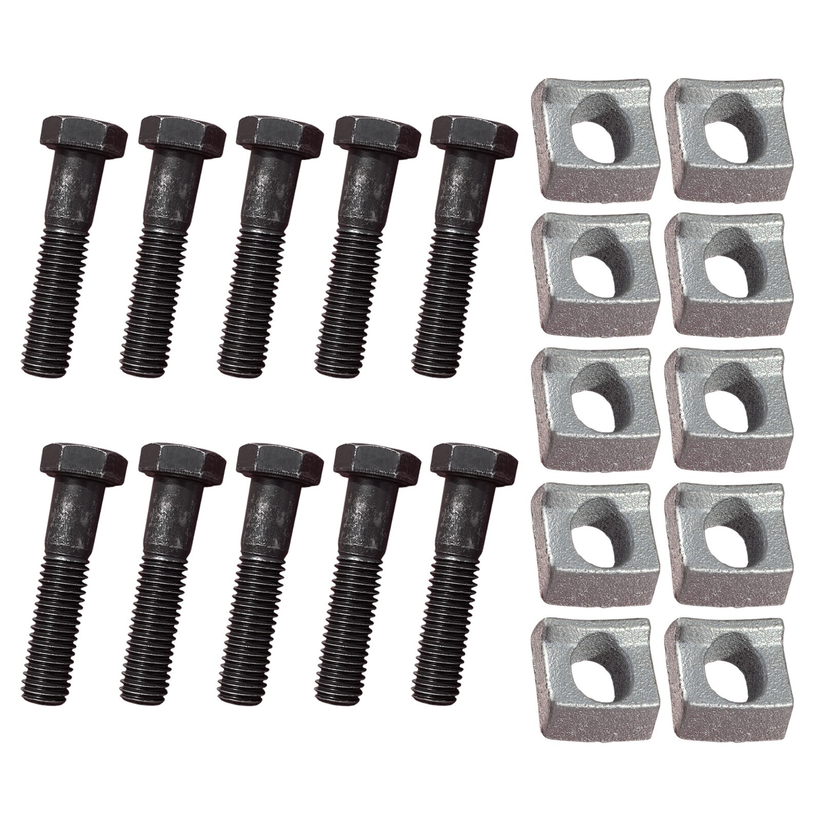 10 Pack – Axle Wheel Rim Clamps & Bolts for Mobile Home