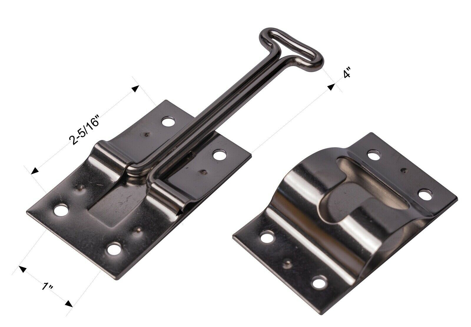 DOOR HOLDER T STYLE 4″ STAINLESS STEEL