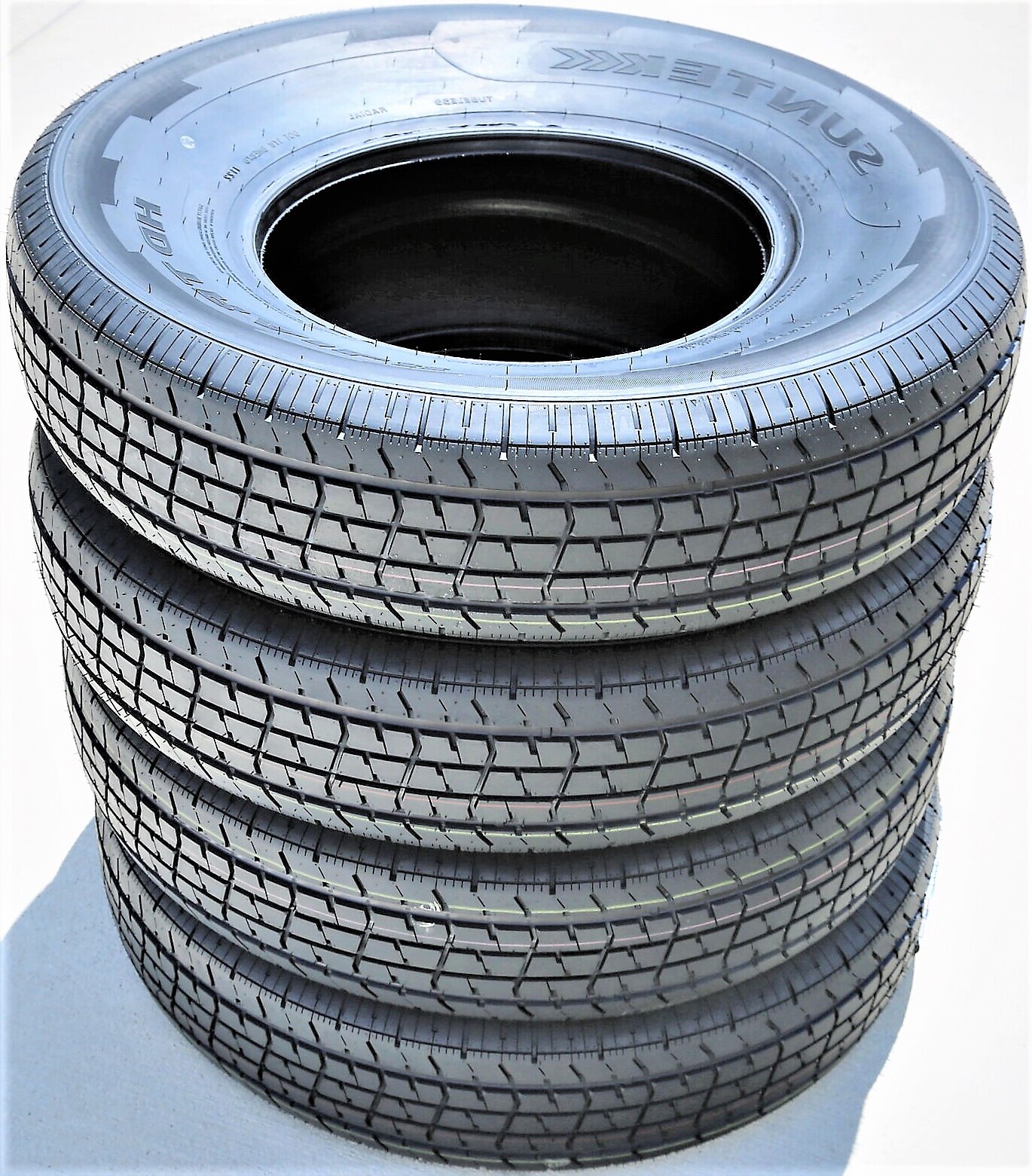 4 Tires ST 175/80R13 Suntek HD Trail 2 Semi-Steel Trailer Load C 6 Ply