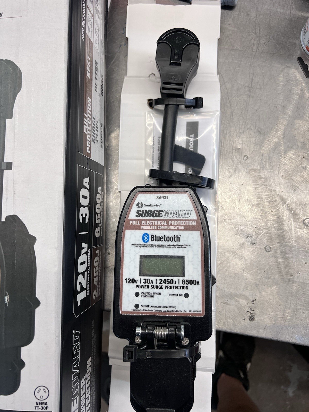 Southwire 34931 30A Wireless Surge Guard Portable Surge Protector RV