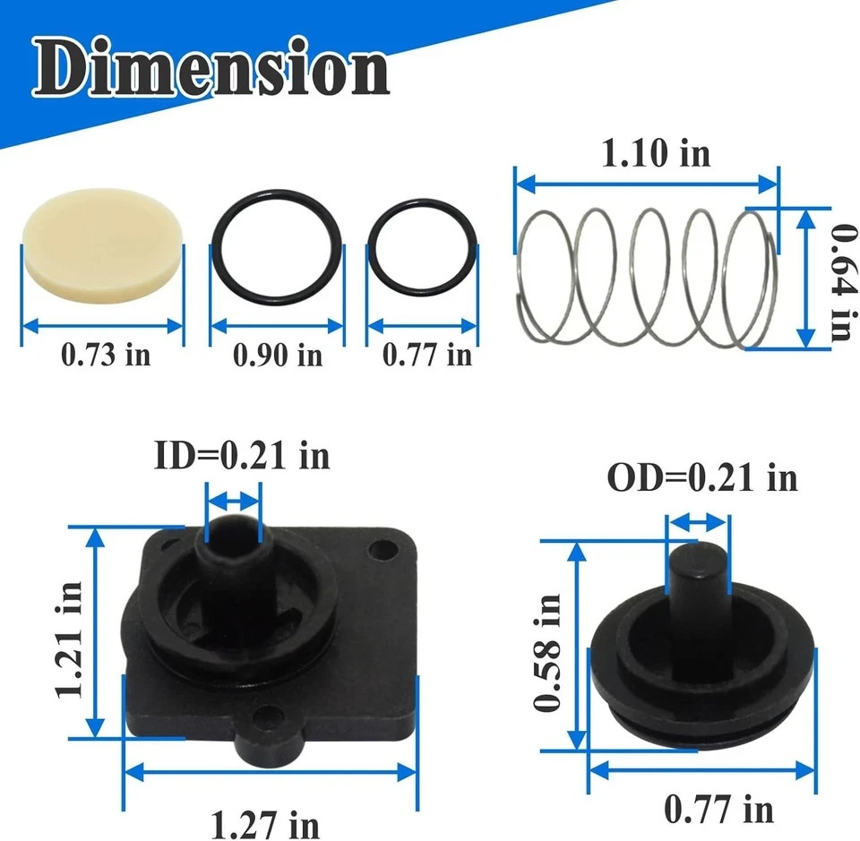 94-800-03 Repair Parts with Gaskets for 4008 Pump Check Valve Model