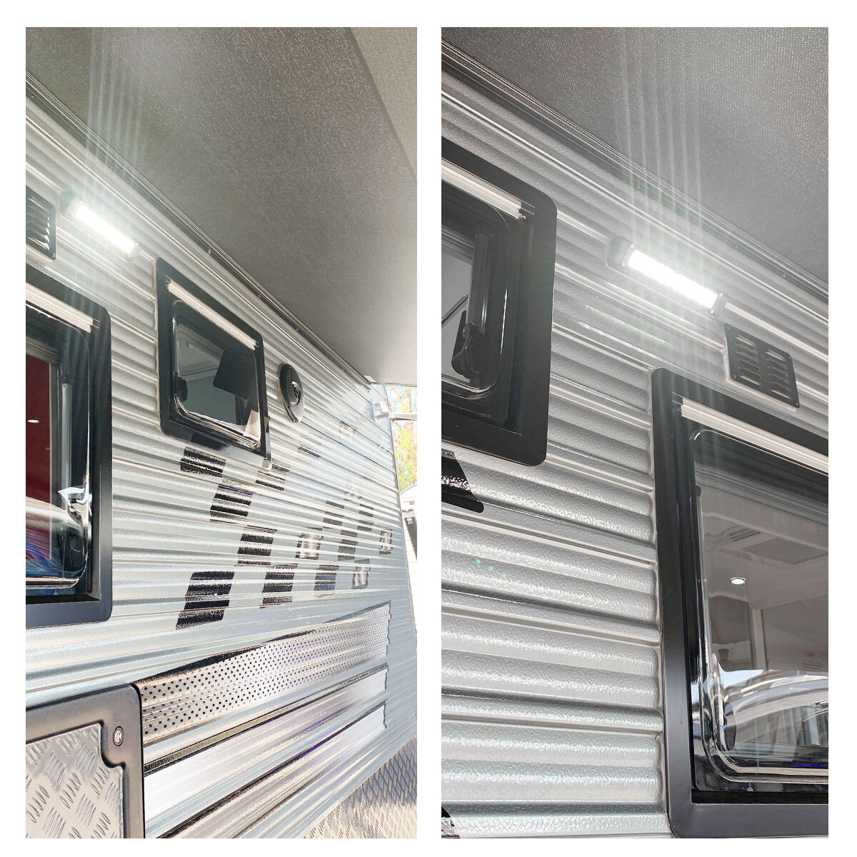 12V RV LED Awning Light Camper Trailer Boat Exterior Wall Annex Lamp Cool W