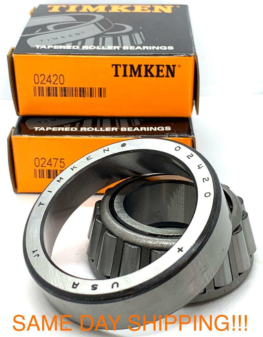 TIMKEN USA 02475 02420 1.25×2.6875×0.875″ Single Row Taper Roller Bearing