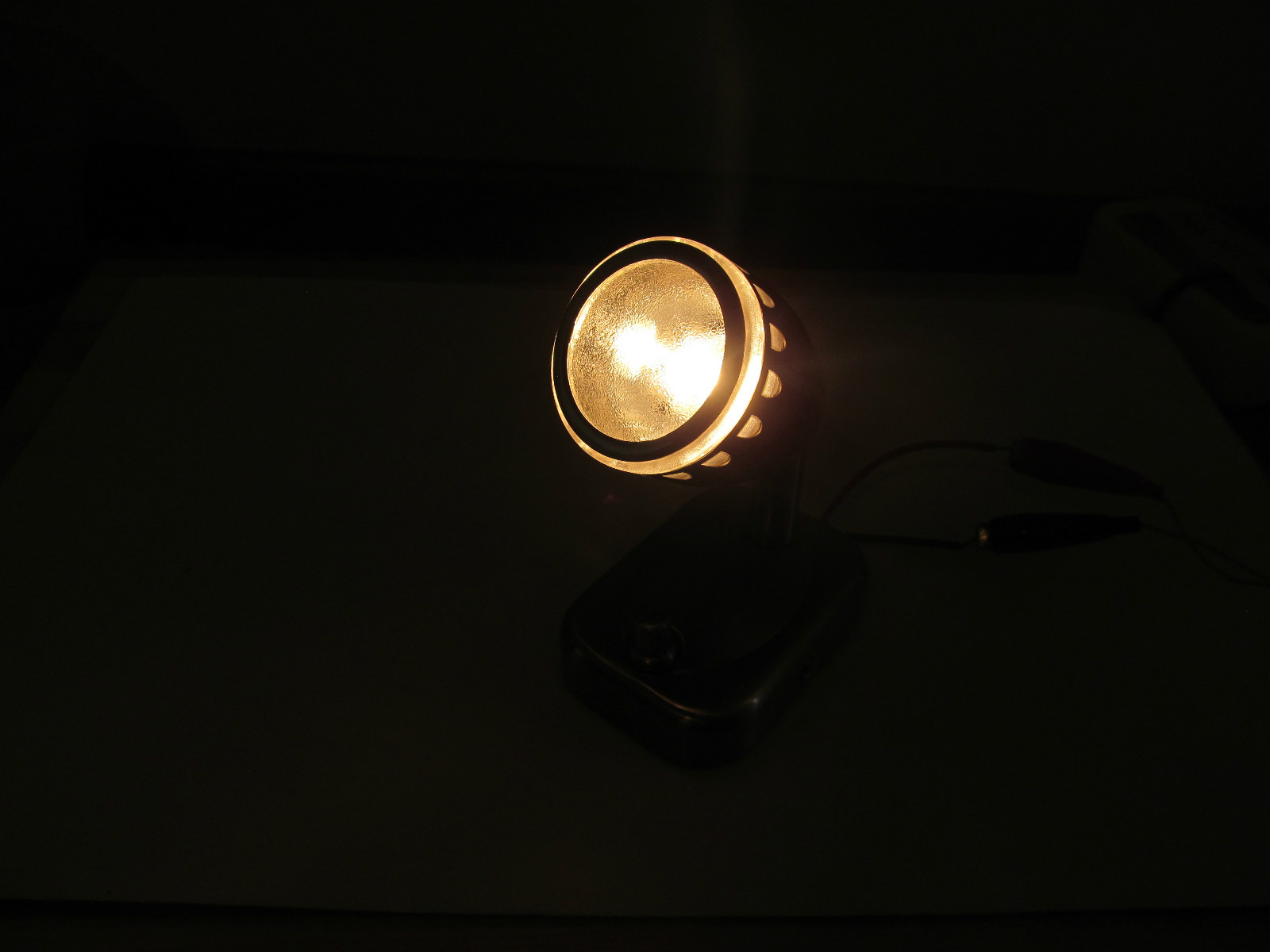RV Boat 12V Nickel Halogen Berth Reading Light On/Off Switch Sculpted Cut-Outs