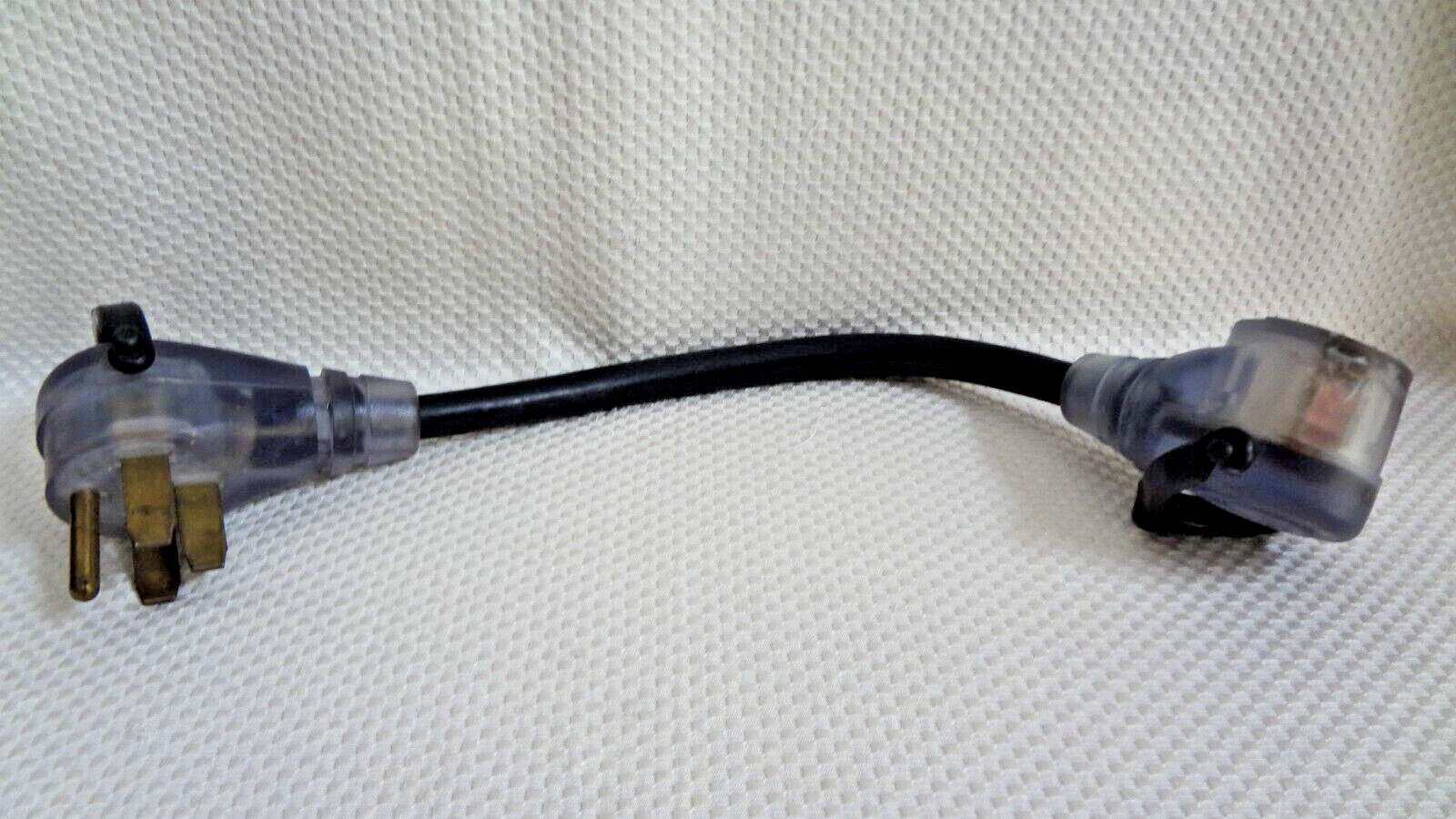 50 Amp Male to 30 Amp Female Dogbone Adapter RV Electrical Cord Cable 18″ Inch