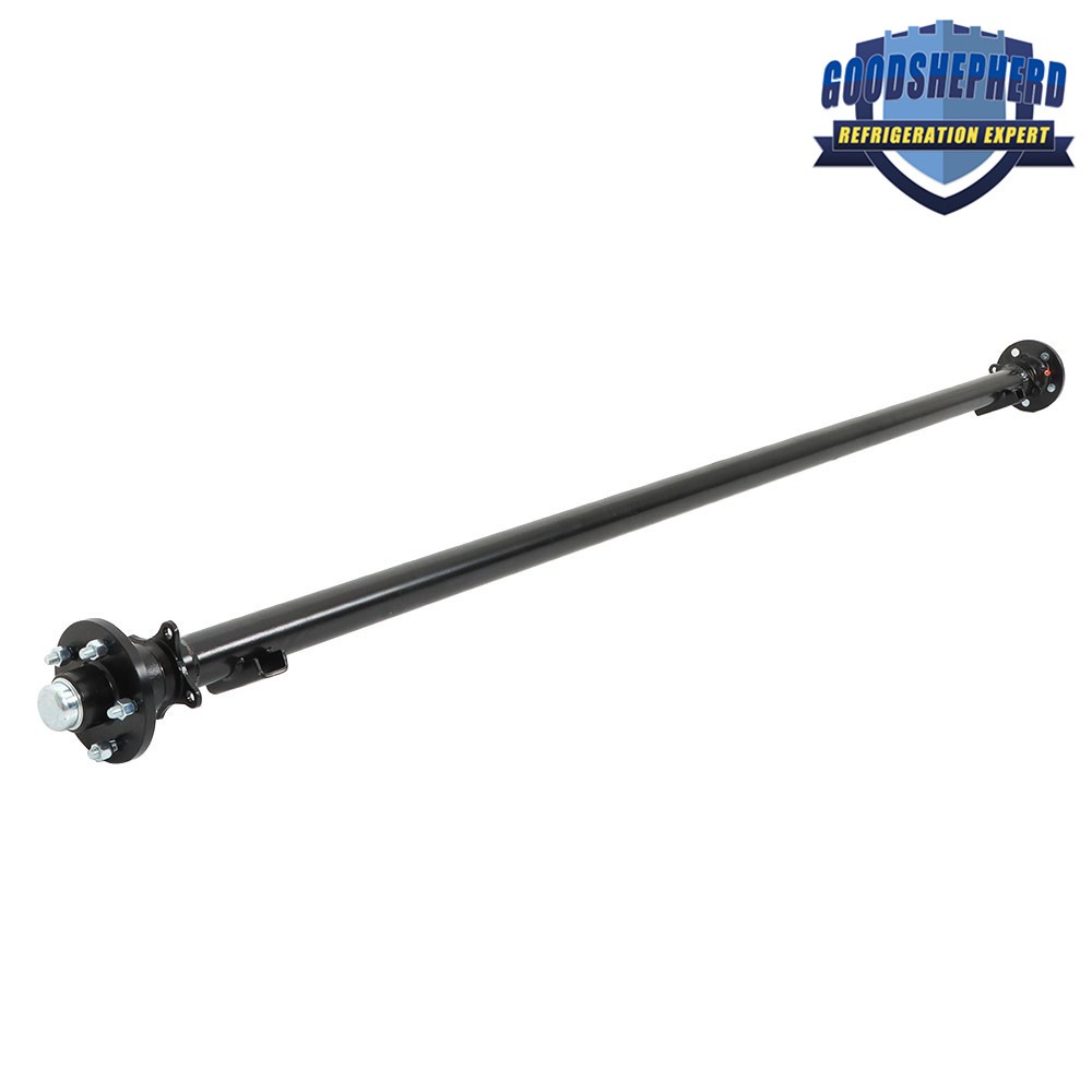 3.5K 3500 lbs Trailer Axle 5 lug 95″ Hub Face 80″ Spring Center with U Bolt Kit