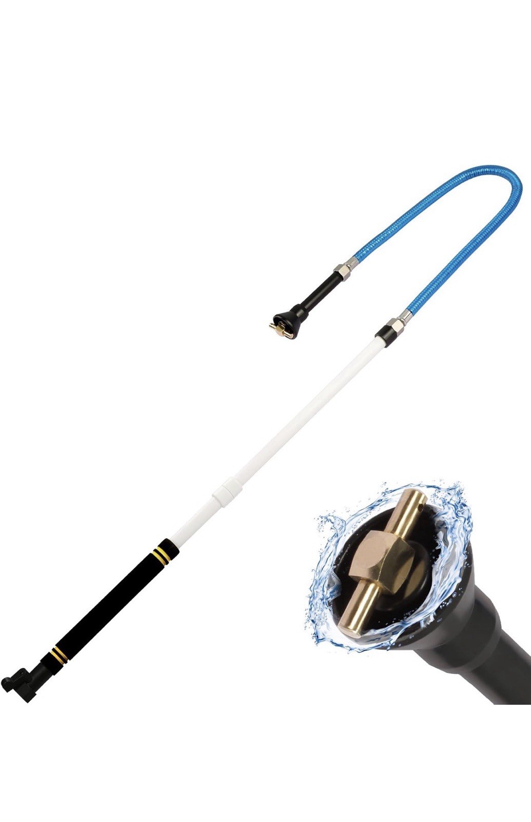 RV Black Tank Cleaning Wand, High-Pressure Clog Remover for RV Cleaning
