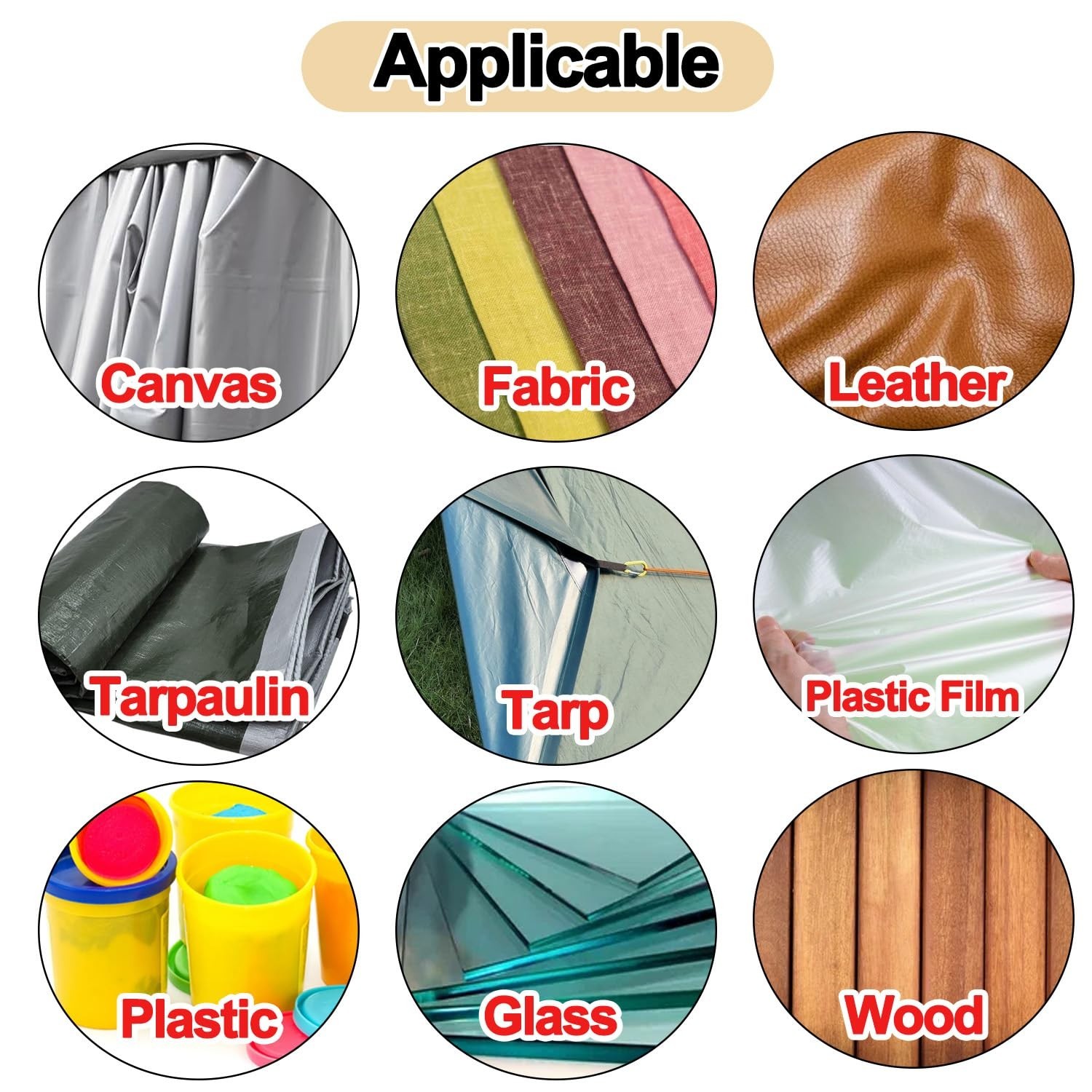 Transparent Repair Patch Tape for RV Awnings, Tents, and Fabric Surfaces