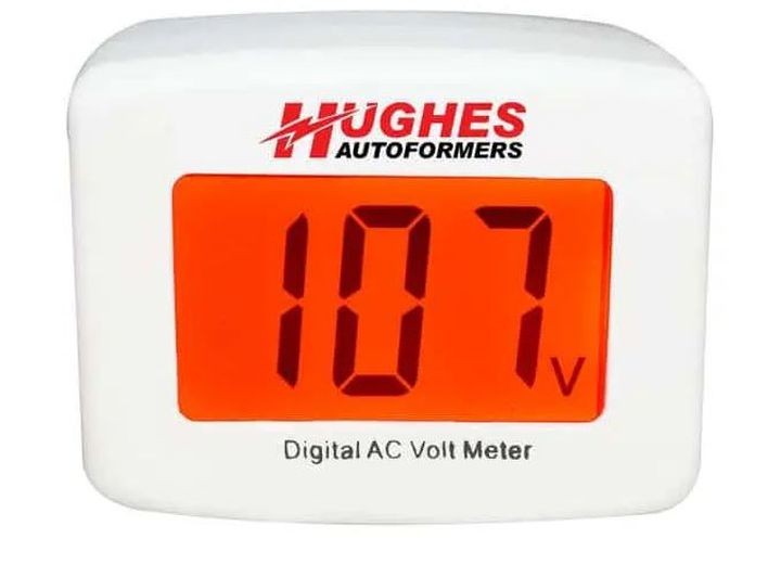 Hughes Dual Color LED Digital Wall Socket Voltmeter DVMDUAL