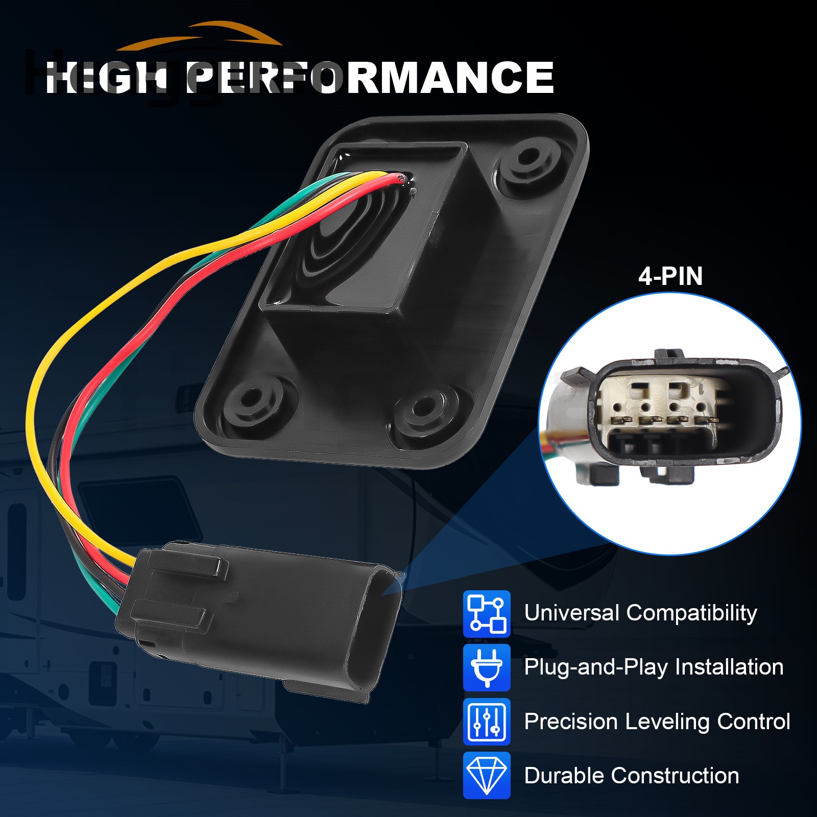  Leveling System Touchpad Control 5 Button Black Pad Module For 425306 Auto