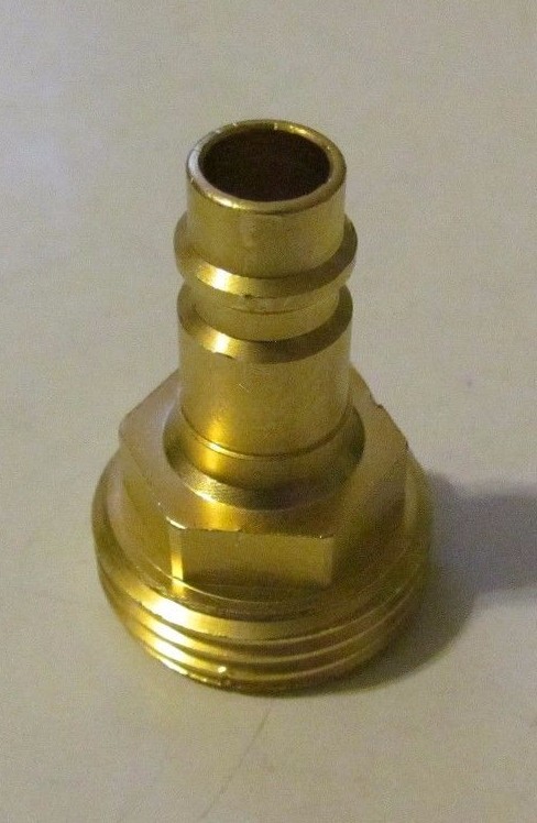 Brass Quick Connect Adapter 3/4″ Garden Hose Spray Port Outlet & Spray Away