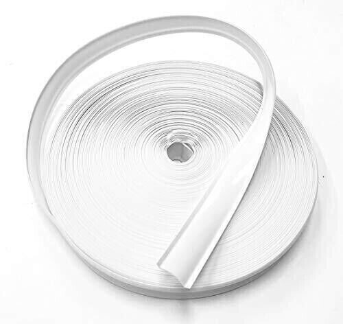 White Vinyl 5/8″ Insert Molding Trim Screw Cover RV Camper Travel Trailer 50 ft