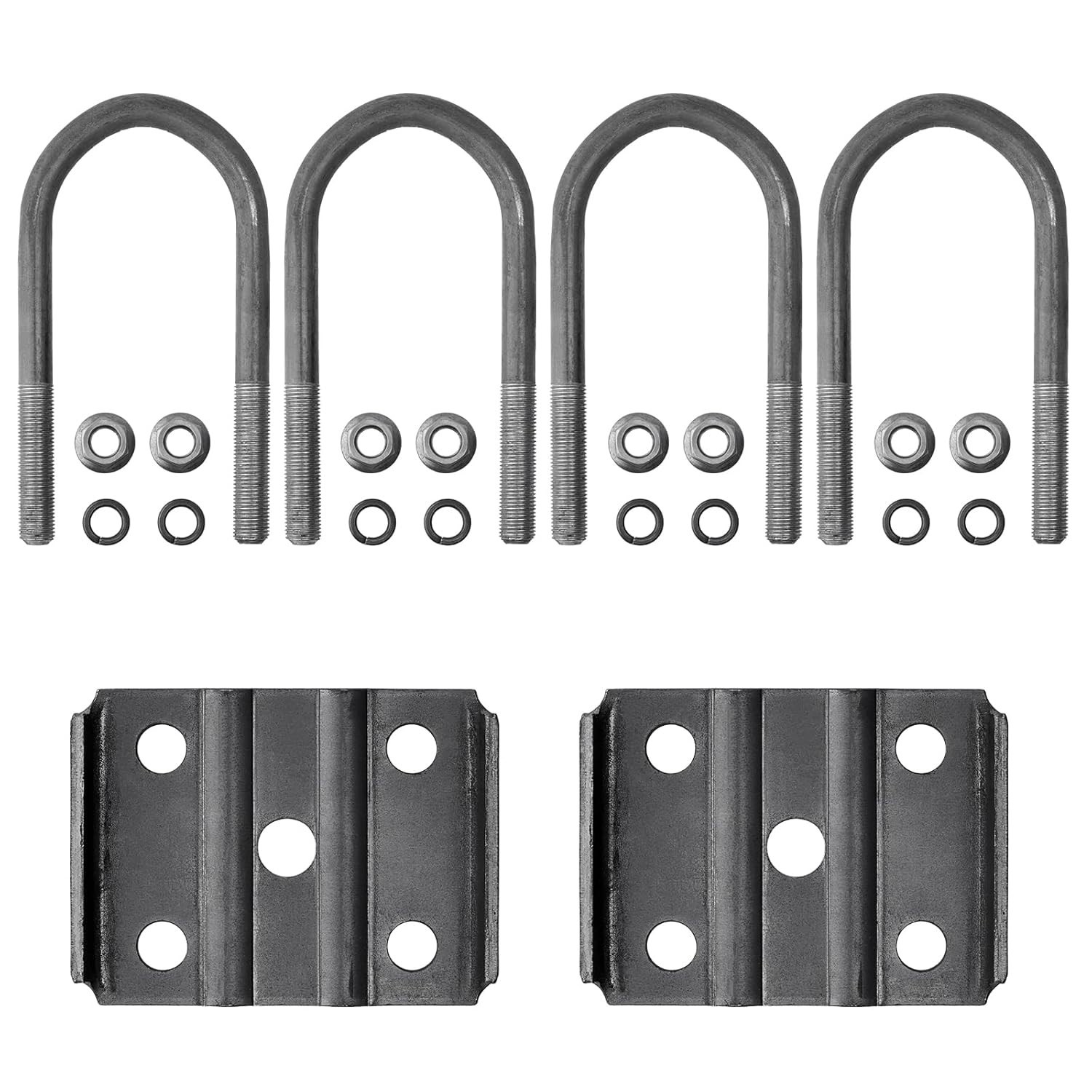 Alloy Steel Trailer U Bolt Kit – Complete Set for 2-3/8″ Axles, Easy Install