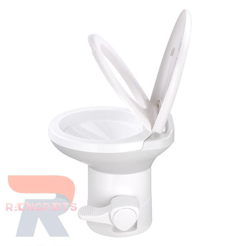 20″ Gravity Flush Toilet RV Camper Foot Pedal Home Caravan Travel Camping USA