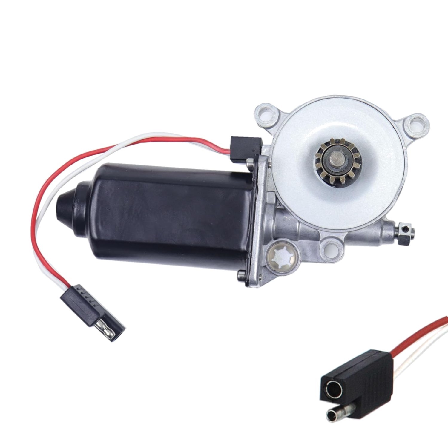 RV Power Awning Motor Replacement Universal 75-RPM 12-Volt DC with Single 2-W…