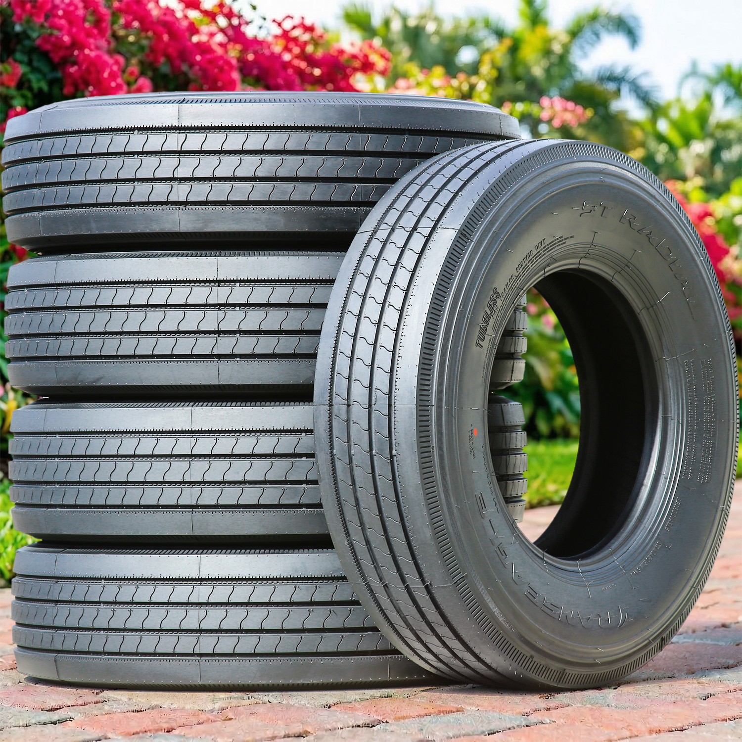2 Tires Transeagle ST Radial Semi-Steel ST 205/90R15 Load F 12 Ply Trailer