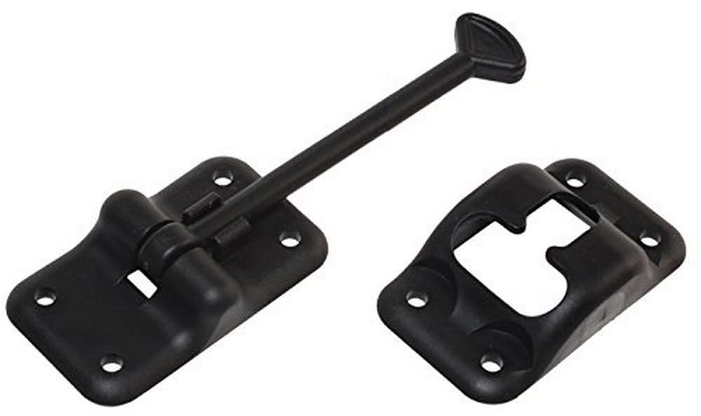 RV Designer E236, Plastic Door Holder, T Style, 6 inch, Black Entry Door Hard…