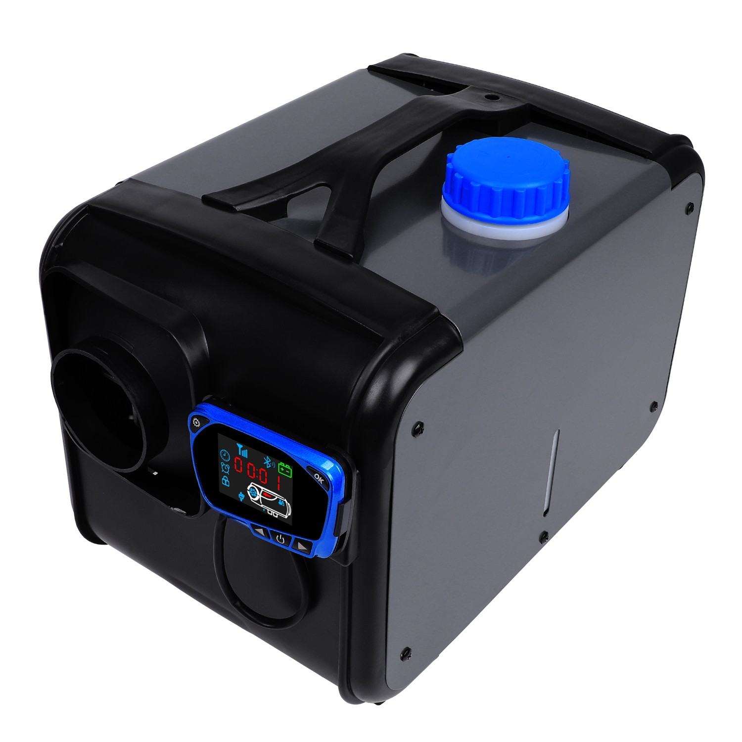 5KW Diesel Air Heater 12V/24V APP Bluetooth & 110V AC Adapter For Car RV Indoors