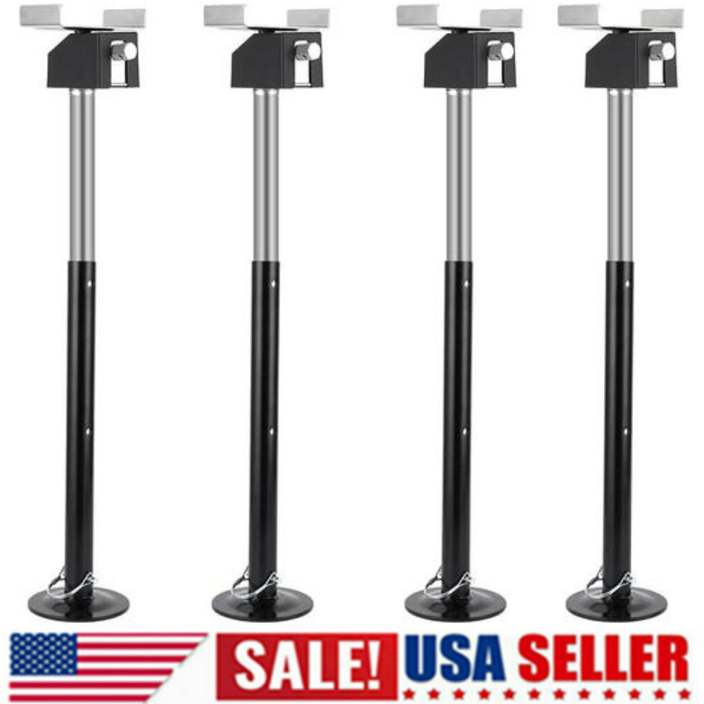 SET 4 Heavy Duty 5000lbs RV Stabilizer Jacks for Camper Travel Trailer RV Jack