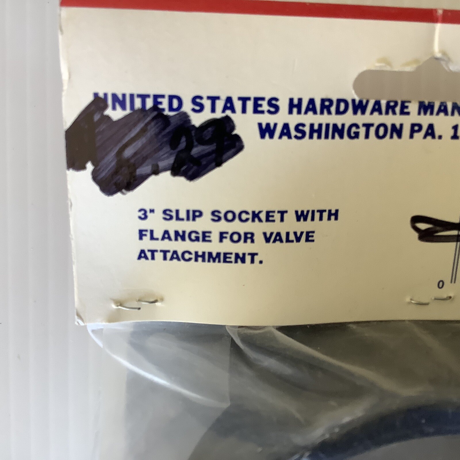 RV Parts 3″ Slip Socket With Flange For Valve Attachment US Hardware RV-702B