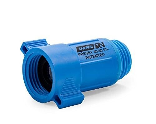 Camco 40143 Plastic Water Pressure Regulator – Prevents Damage To RV Water Hoses