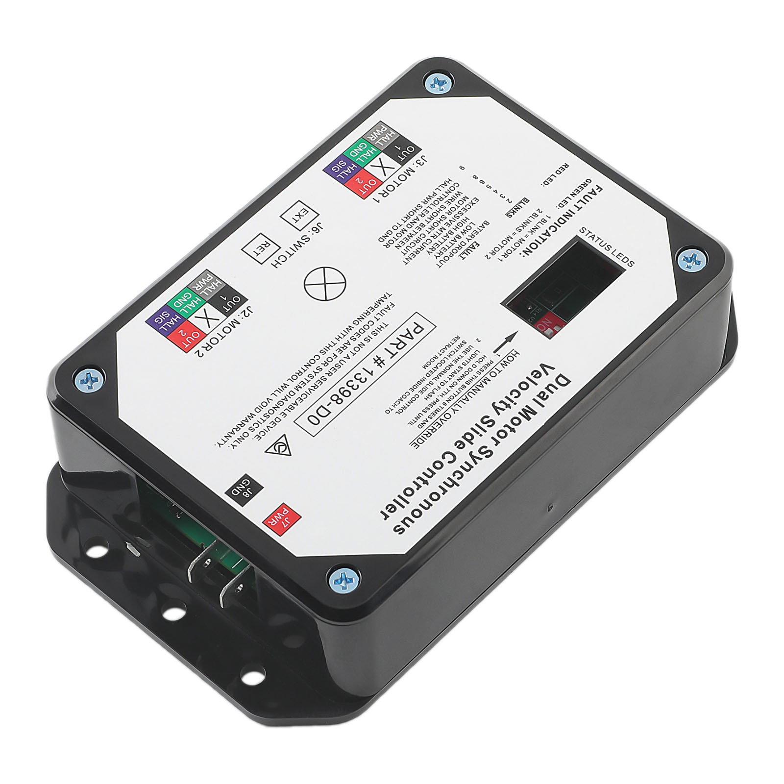 Dual Motor RV Slide Controller For Lippert V-Sync II In-Wall Slide-Outs 12V new
