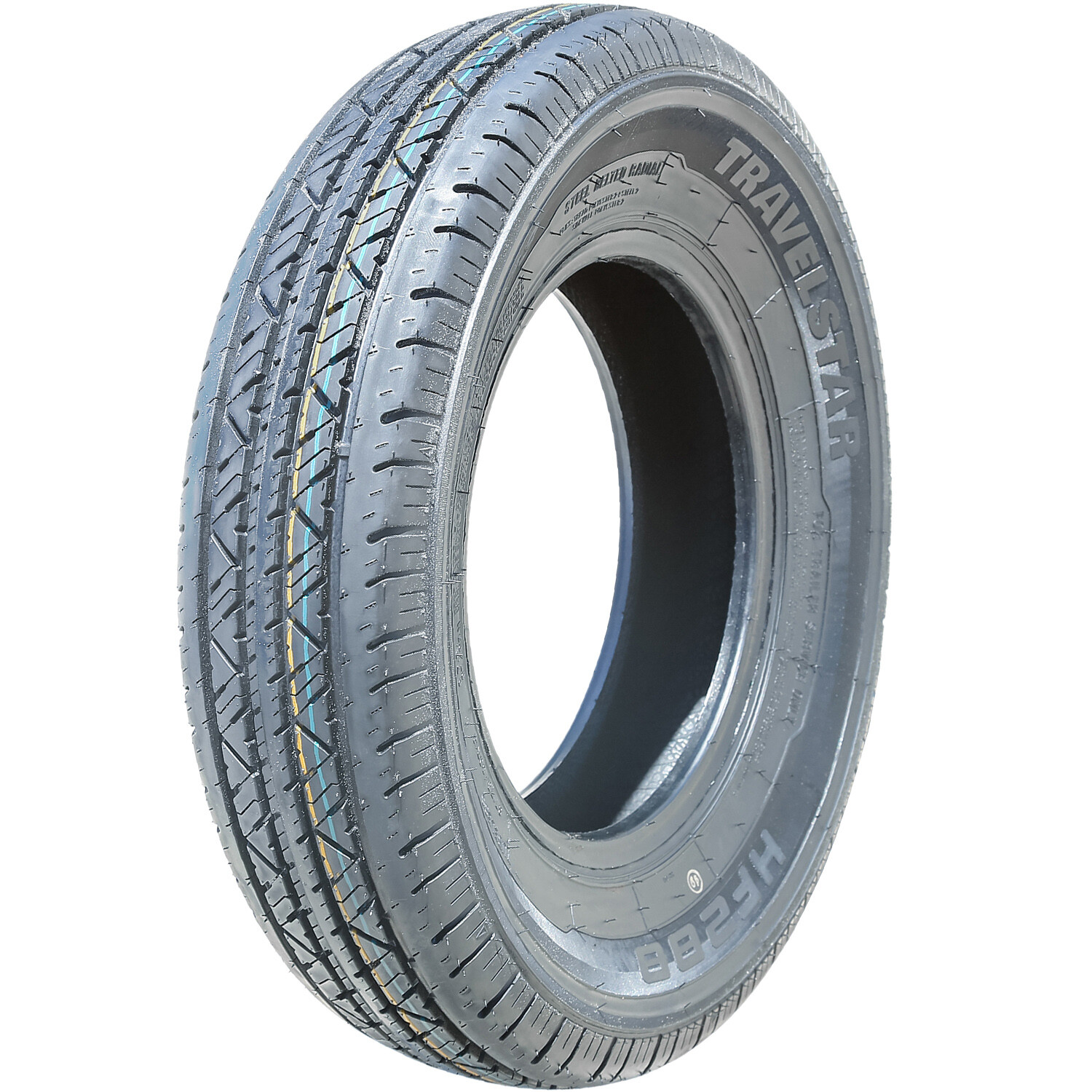 4 Tires ST 205/75R15 Travelstar HF288 Steel Belted Trailer 101/97N C 6 Ply