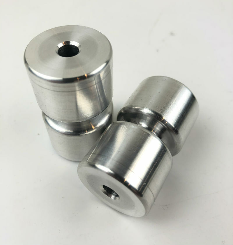 Aluminum Rollers for Gorilla Lift Utility Trailer Tailgate Lift Assist – 2 Pack