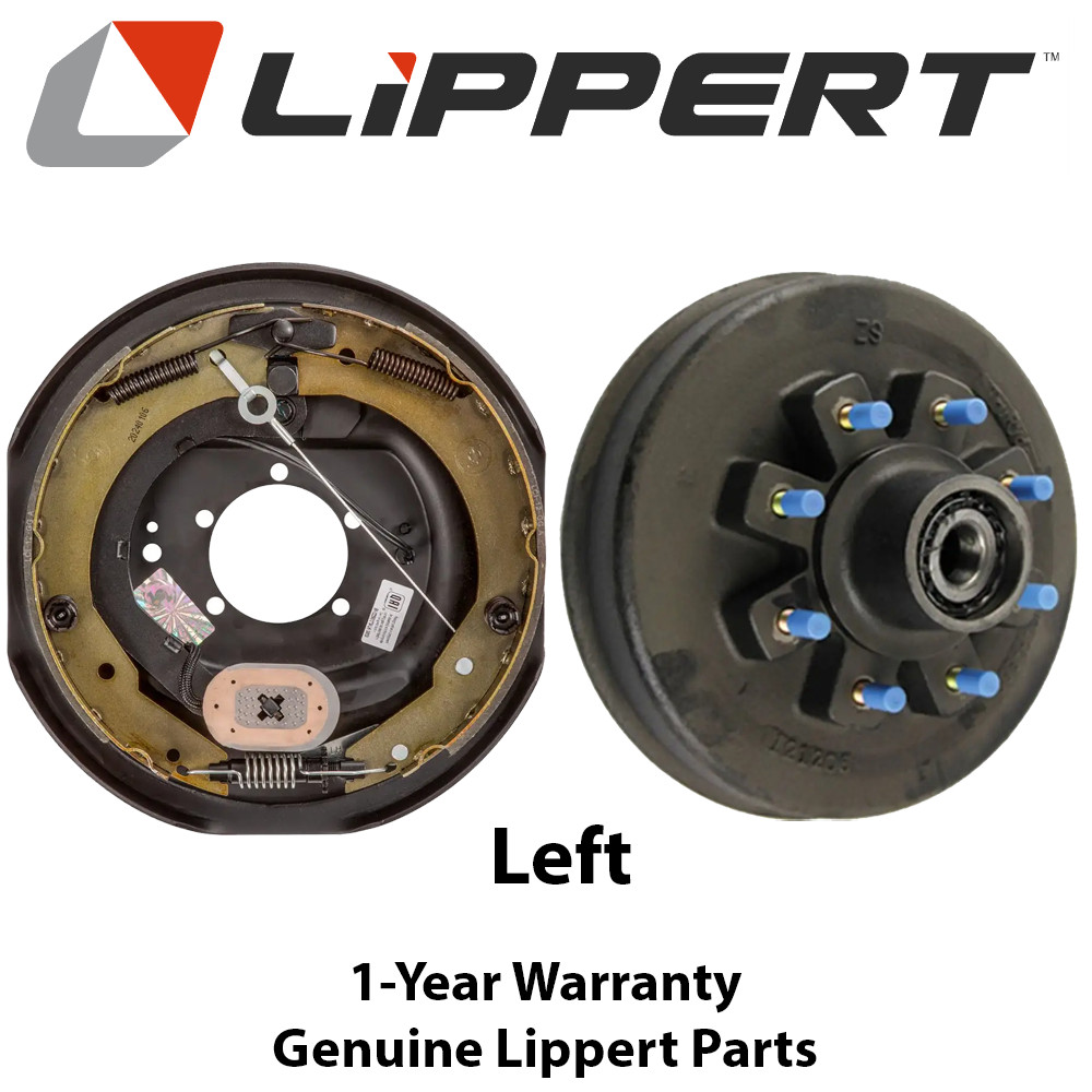 Lippert 12×2 LH Brake+Hub 8on6.5 (7K Std/8K Hybrid) 5/8 Stud – Fits Dexter Alko