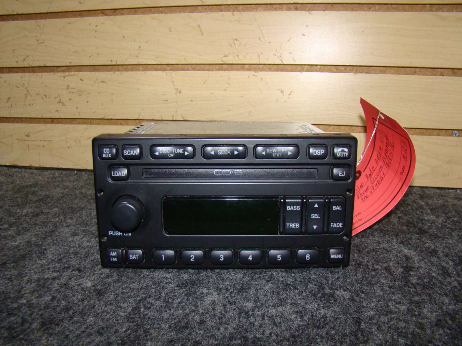 USED RV VISTEON Ford OEM CD6 Radio – Part # VP4DBF‑18C815‑AC revolution