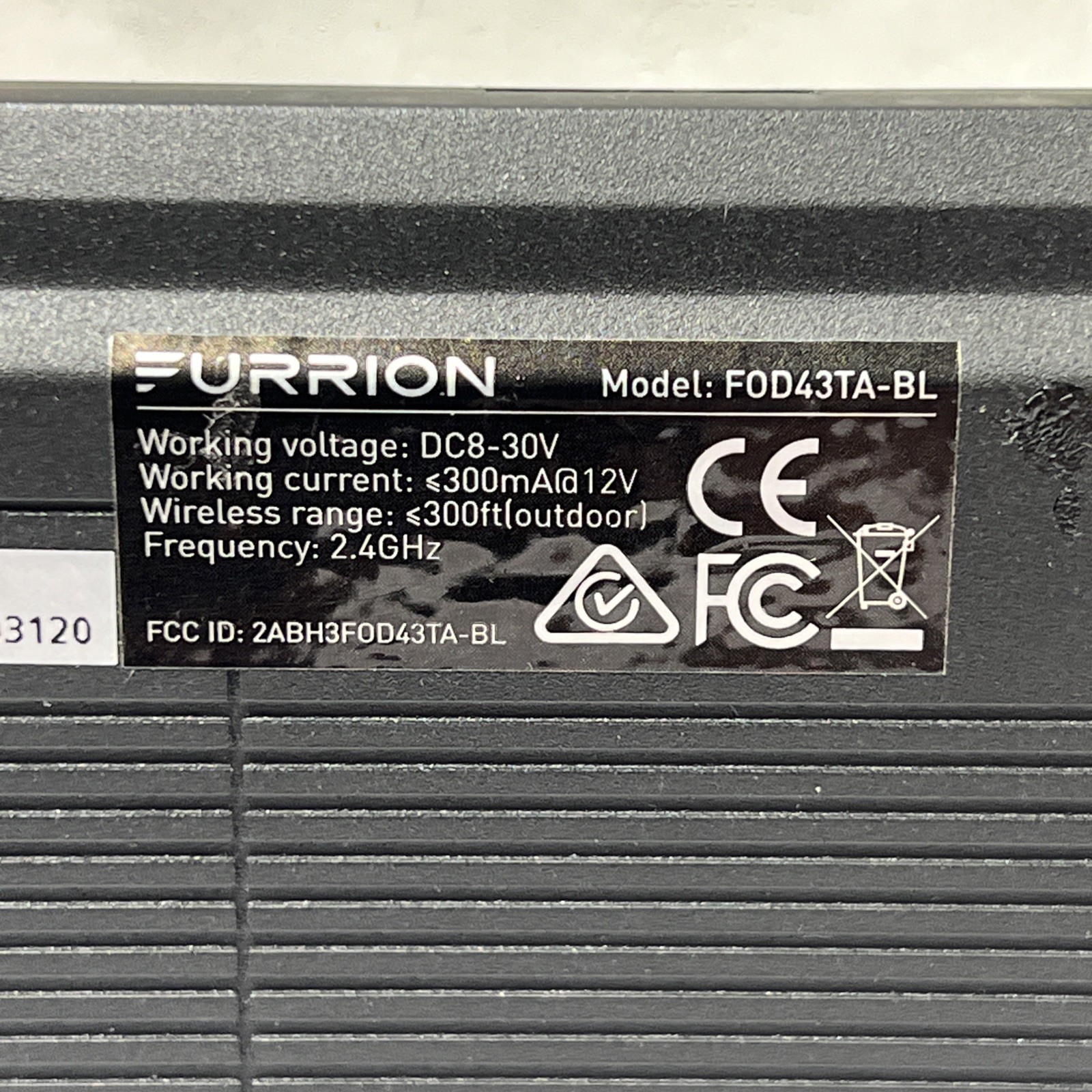 Furrion Vision S Camera System RV Back Up Camera FCS43TA-BL – Excellent EUC