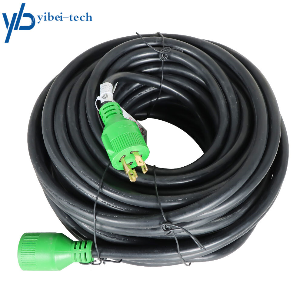 100ft 30Amp RV Power Extension Cord L14-30 4 Prong For Trailer Motorhome Camper