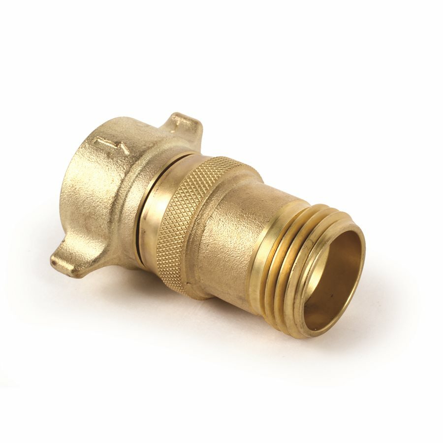 Camco RV Brass Inline Water Pressure Regulator- Helps Protect RV Plumbing and Ho