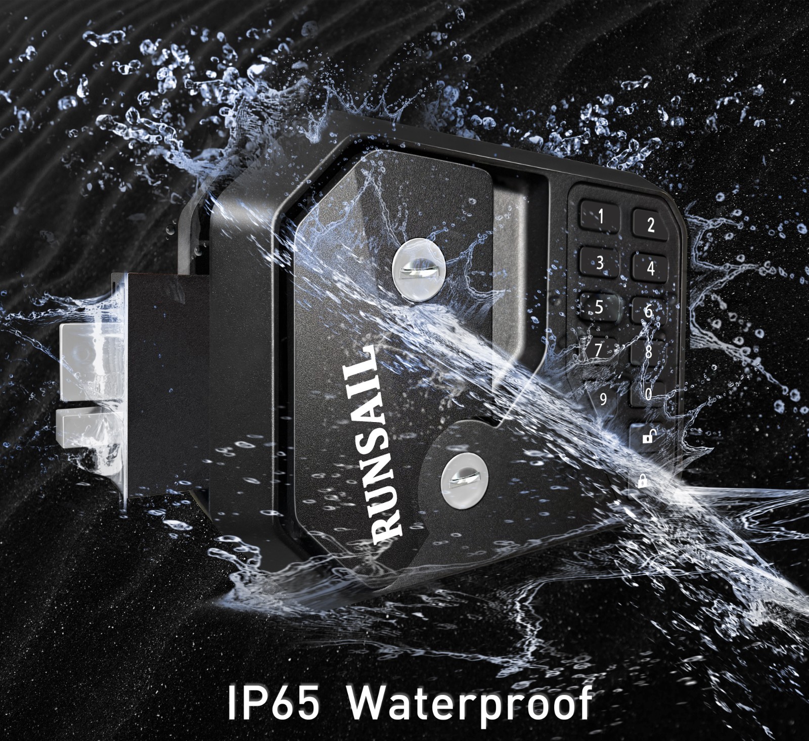 RUNSAIL 10 Digits RV Keyless Entry Door Lock Password & Remote for RV’s