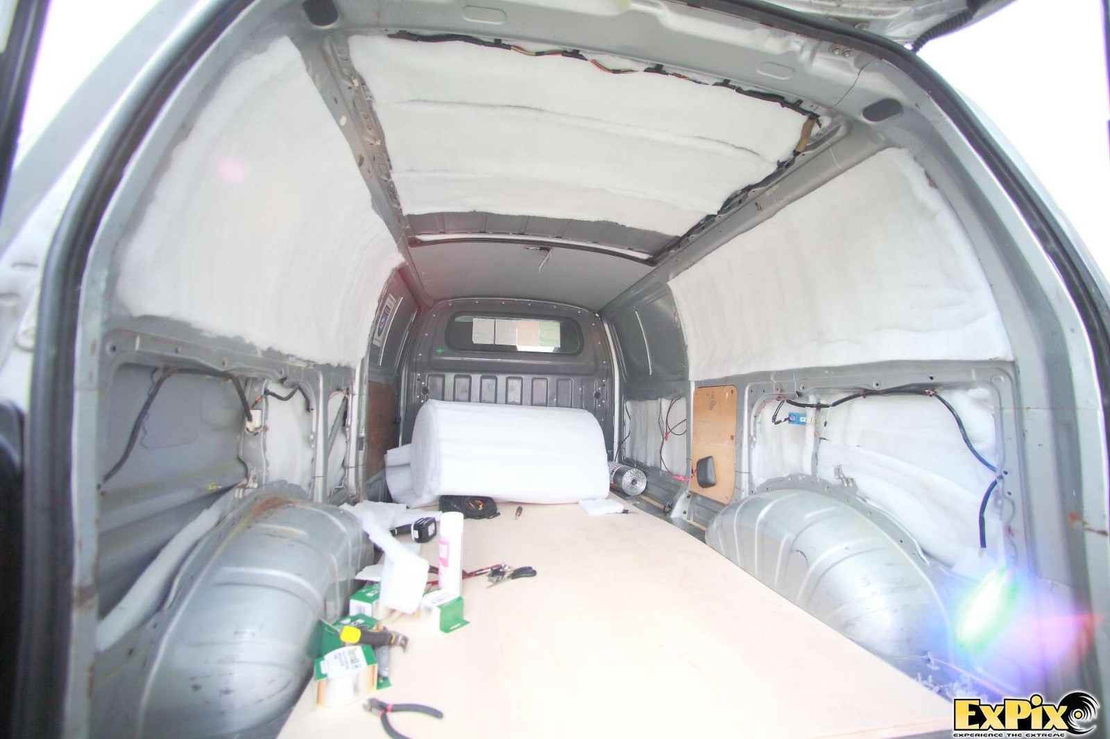 CAMPER VAN INSULATION 10M X 1M X 25MM THICK LIGHT WEIGHT DACRON POLYESTER LOFT