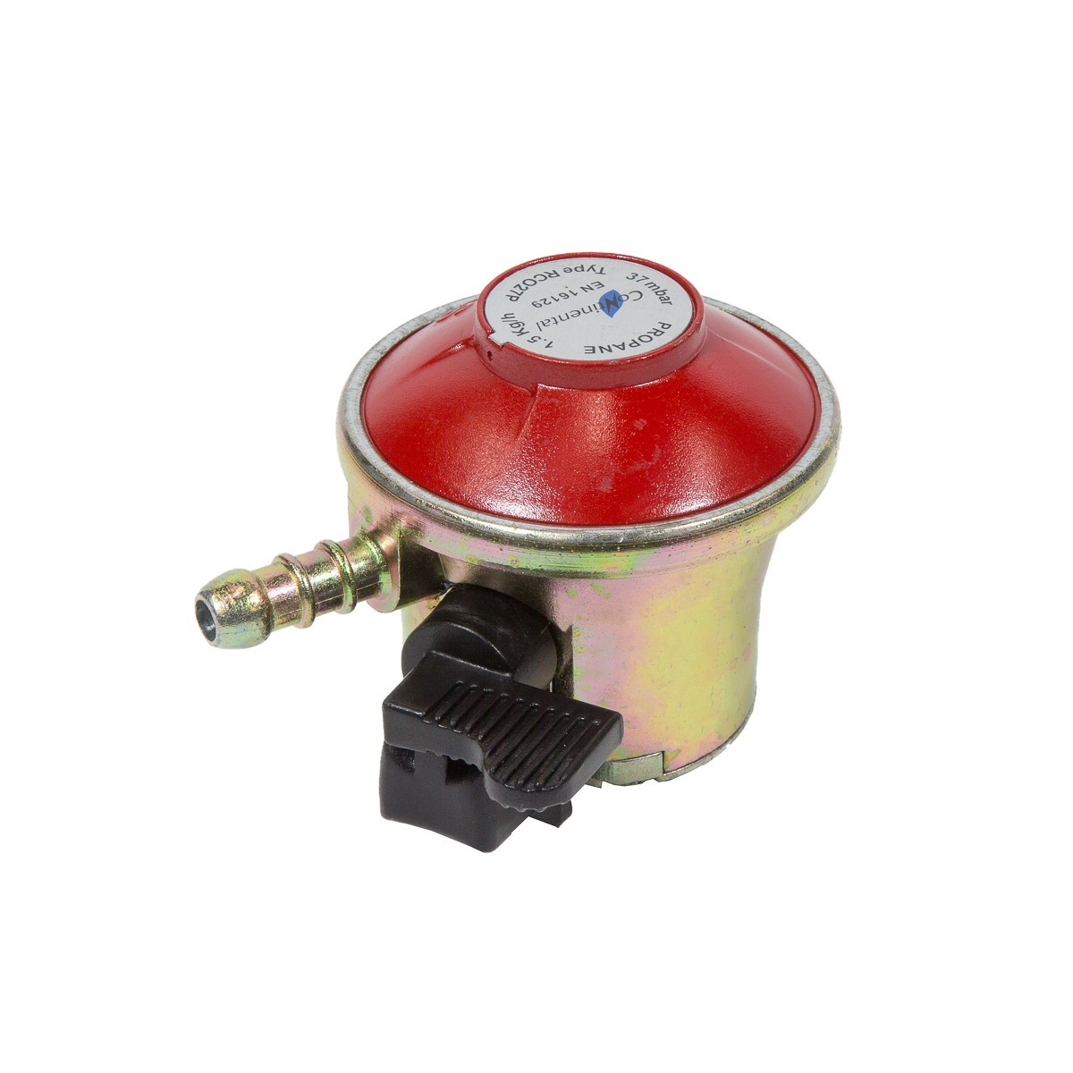 Continental LPG 27mm Clip On Propane Regulator 37mbar 8mm Hose Tail RCO27P