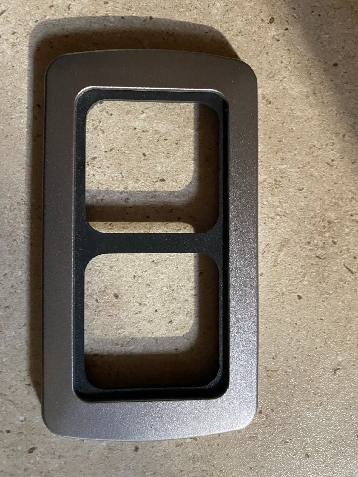 CBE C-Line CT 2 Gang 2 Way Gun Metal Faceplate & Surround.
