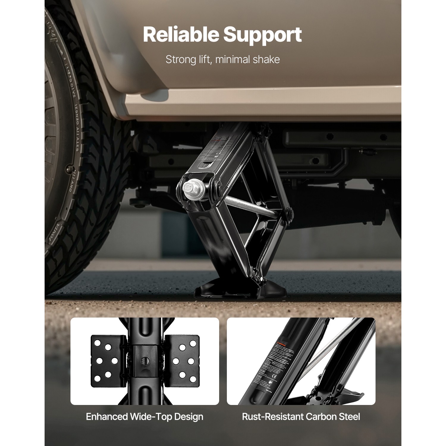 Set2/4 RV Scissor Jacks 5000-9000lbs Camper Trailer Stabilizer Leveling Jack Kit