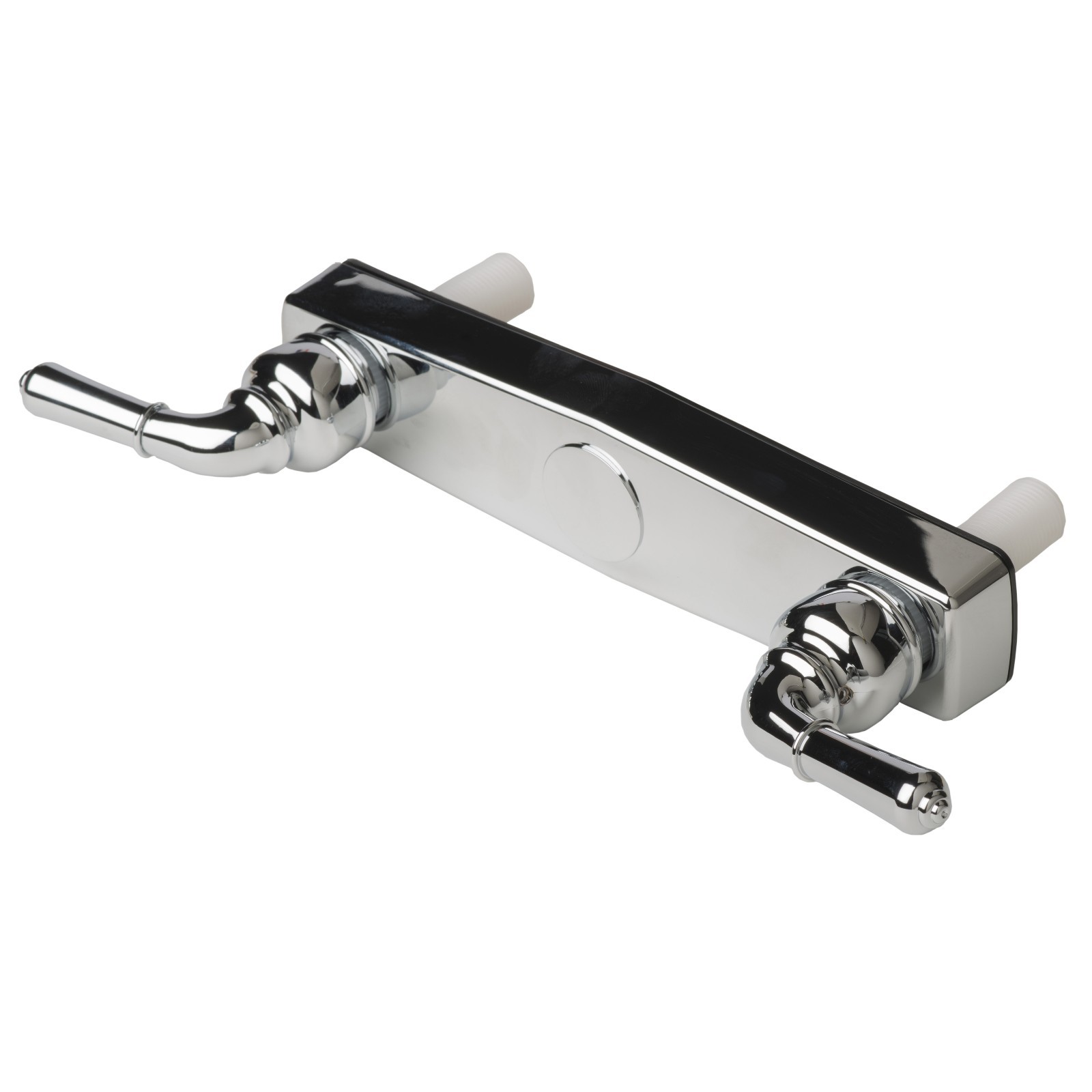 Mobile Home Two Handle 8″ Shower Faucet Diverter Valve Chrome Finish
