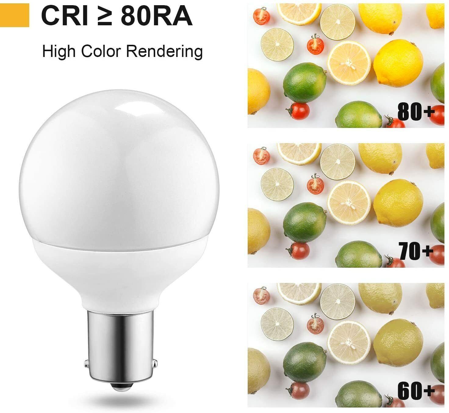 3 LED Interior Light Bulbs For RV 5th Wheel Camper Trailer Motorhome Marine Boat