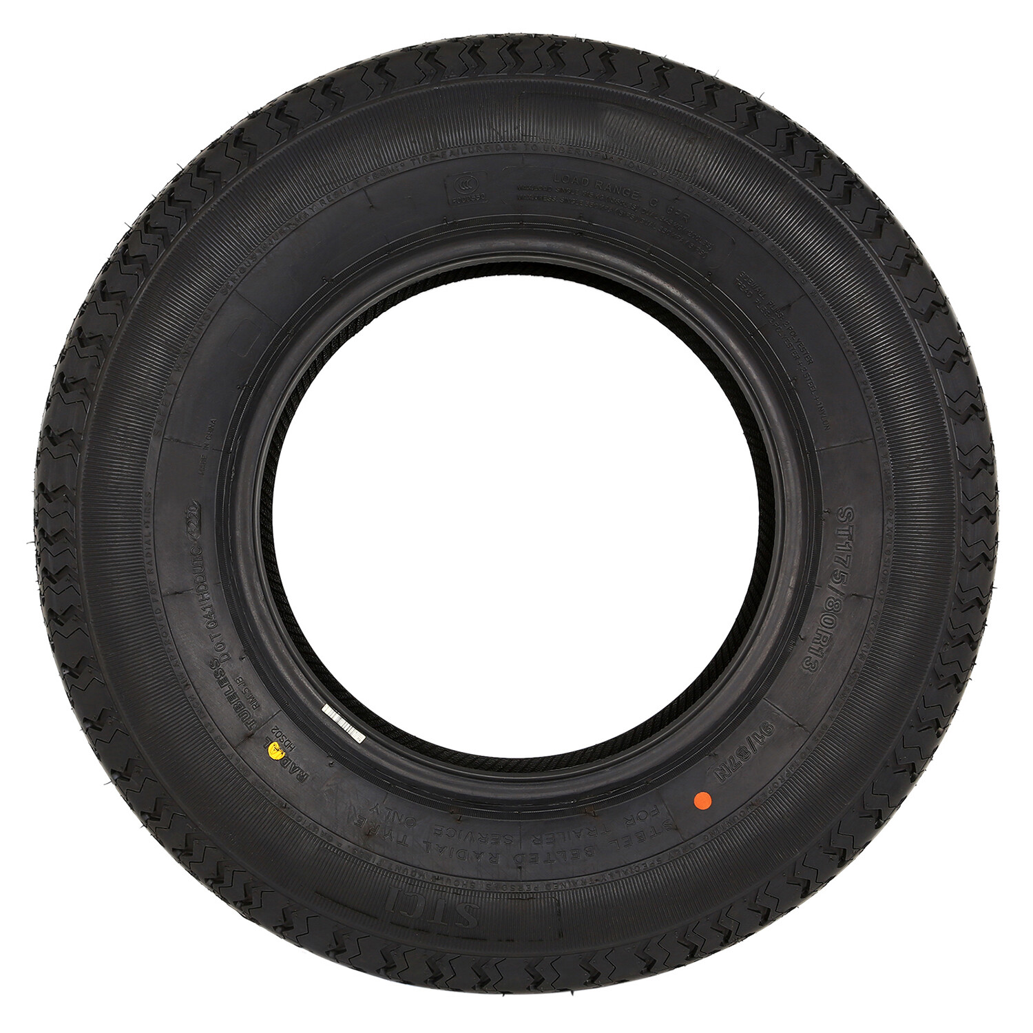 ST175/80R13 Radial Trailer Tires 175 80 R13 6 Ply Load Range C ST1758013, Set 4