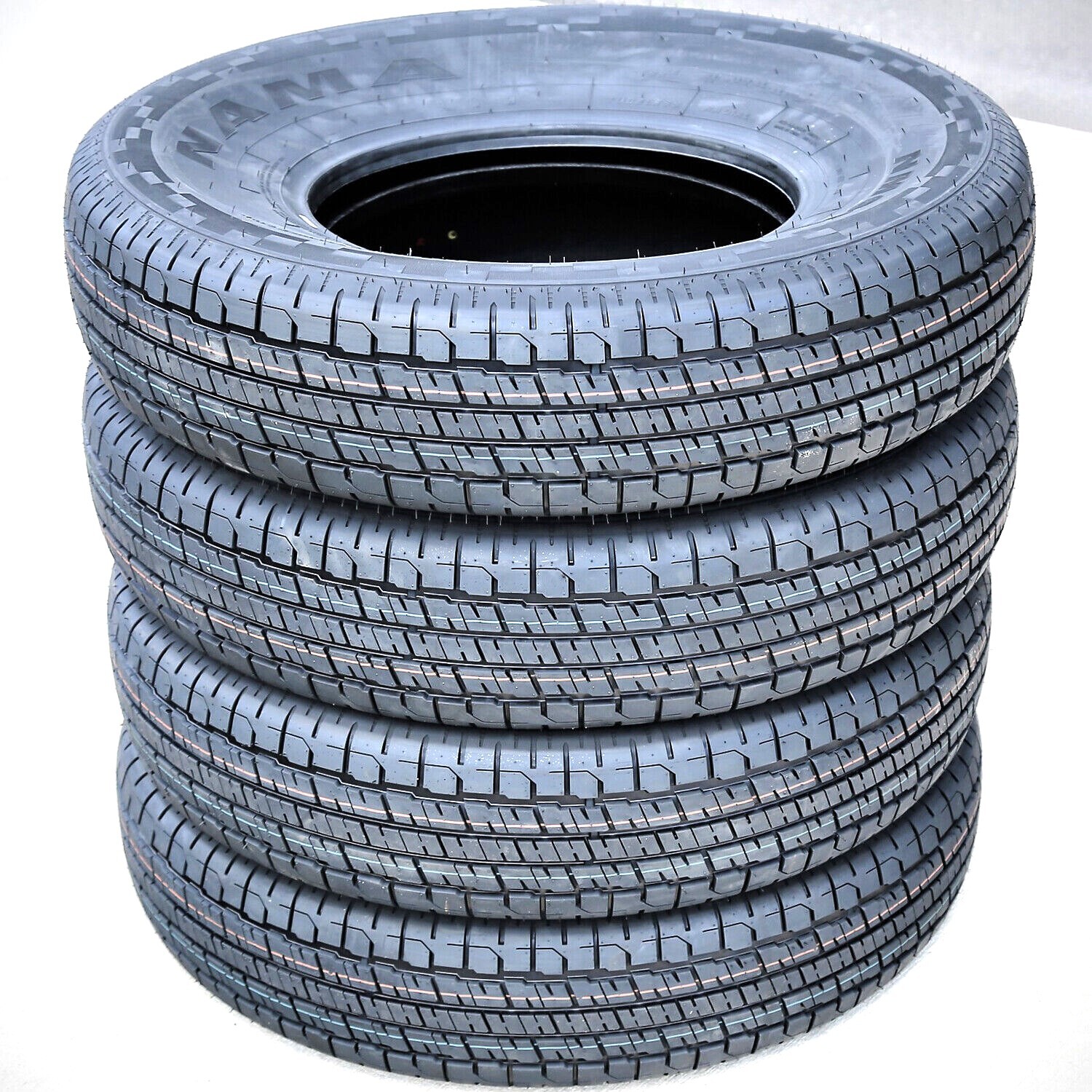 4 Tires Nama NM616 Semi-Steel ST 205/75R14 Load D 8 Ply Trailer