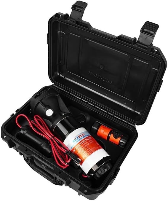 04 Series 12 GPM Waterproof RV Macerator Pump Kit – 4- Included