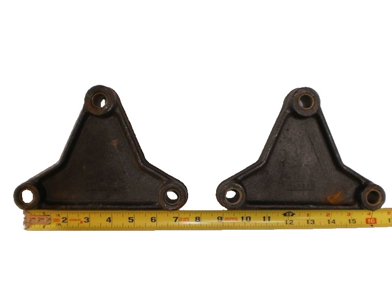 Pair 4″ TALL Equalizers 9/16″ holes 6″ wide Trailer Axle Spring Pivot Center