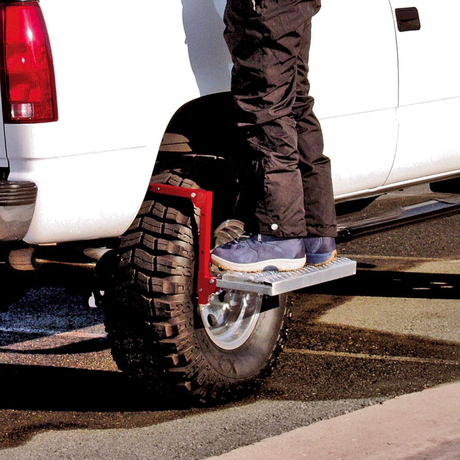 Tire Step for Truck, SUV, Semi, Heavy Duty 300 lb. Capacity, Non-Slip ‘Cheese…