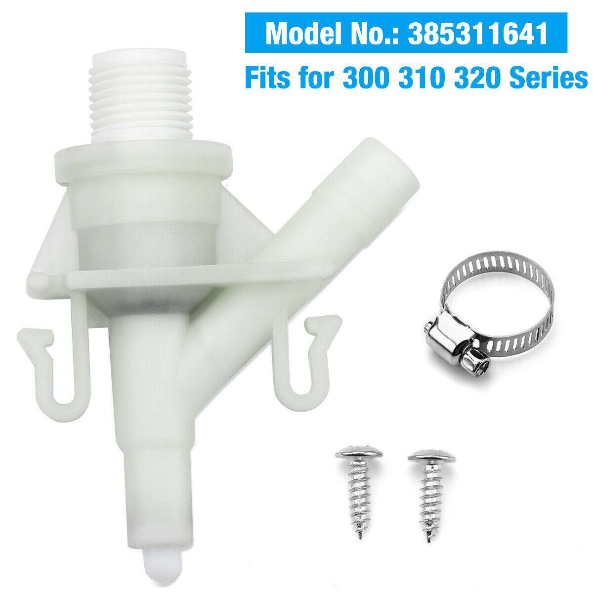 Water Valve Kit for Dometic 300/310/320 Series RV / Camper / Trailer Toilet (2x)