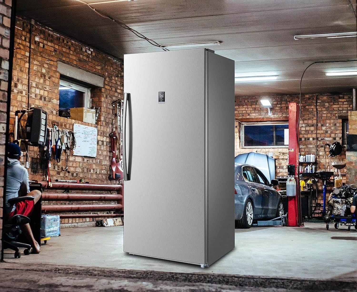 SMAD 21 cu.ft Freezer Upright Frost Free Upright Freezers with LED Display