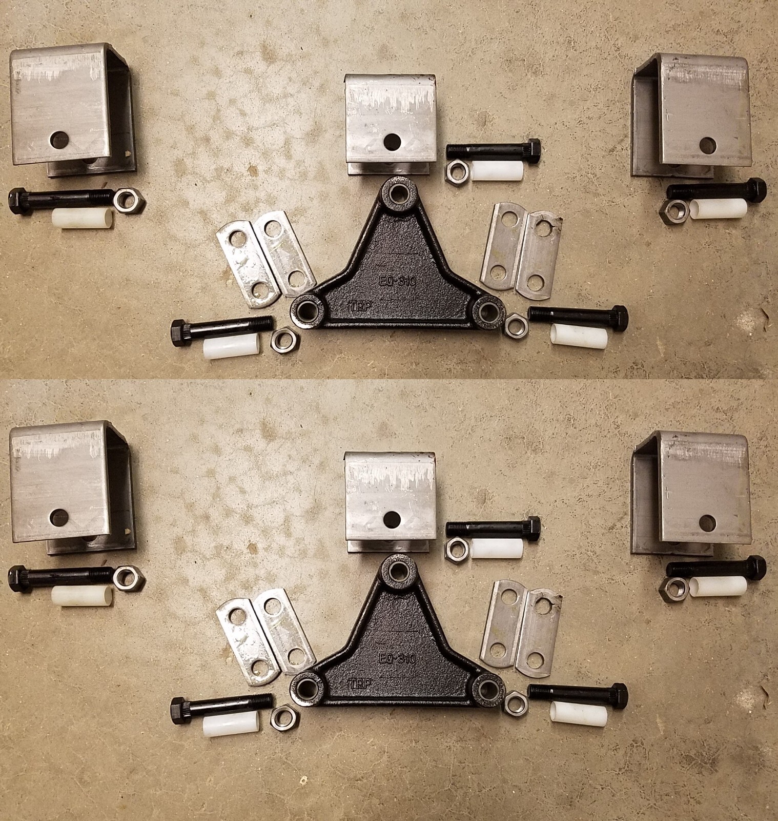 Shackle Rebuild Kit Tandem Eq-310 Standard Bolt 2.5″ & 3.5″ Hangers Trailer Axle
