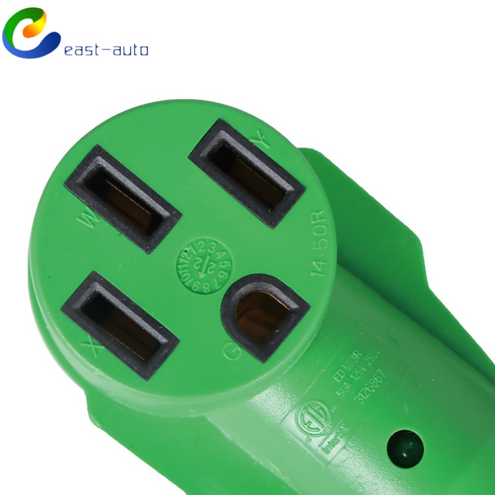 NEMA 14-50P to NEMA 14-50R 50 Amp RV/EV Extension Cord 30 FT